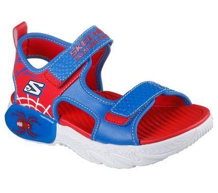 Sandalias Niño Creature-Splash Azul RD Skechers-3
