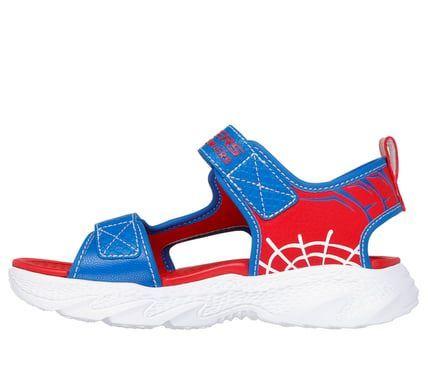 Sandalias Niño Creature-Splash Azul RD Skechers-4