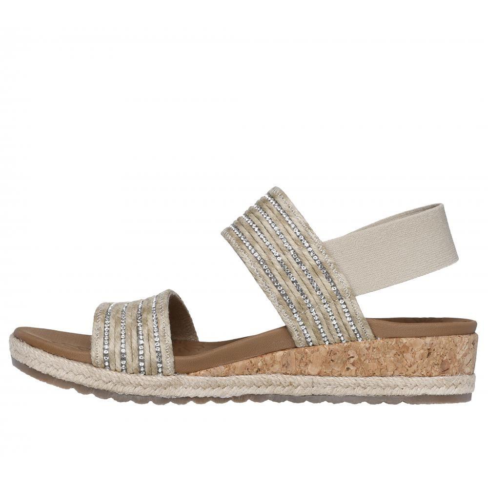 Sandalia Mujer Breezie Busy-Bee Beige Skechers-3
