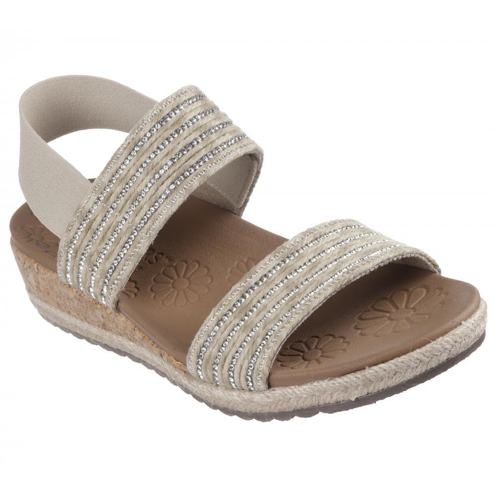 Sandalia Mujer Breezie Busy-Bee Beige Skechers-4