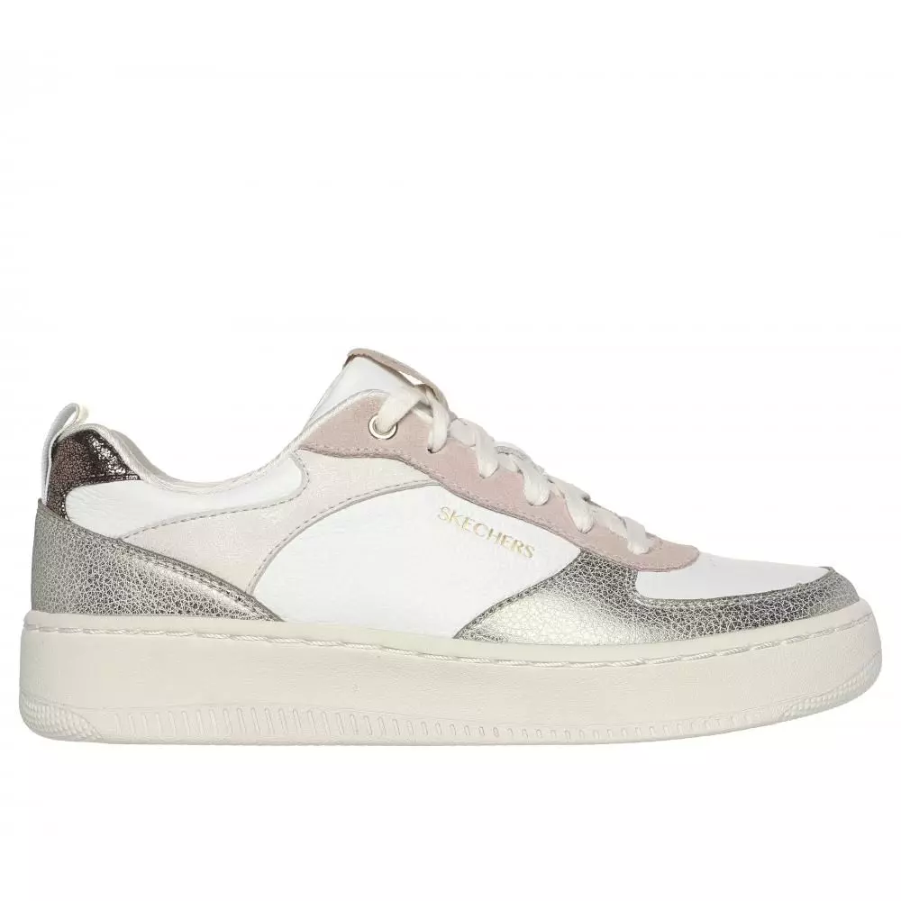 Zapatilla Mujer Sport Court 92 Sheer Shine Blanco Skechers-0
