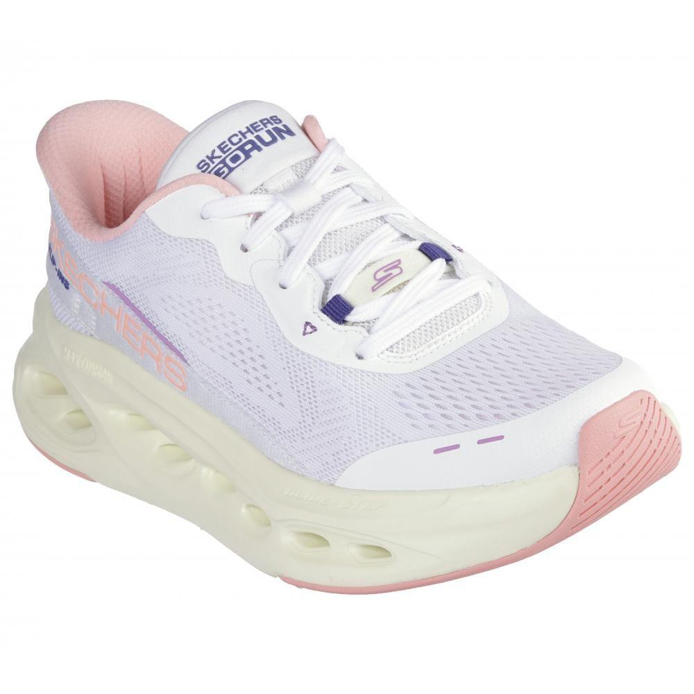 Zapatilla Mujer Max Cushioning GlideStep Blanco Skechers-4