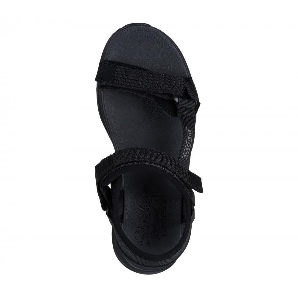 Sandalia Mujer D'Lux Walker Pretty Field Negro Skechers-1
