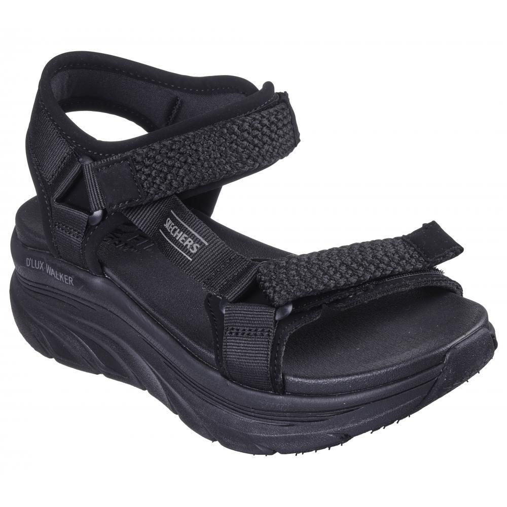 Sandalia Mujer D'Lux Walker Pretty Field Negro Skechers-4