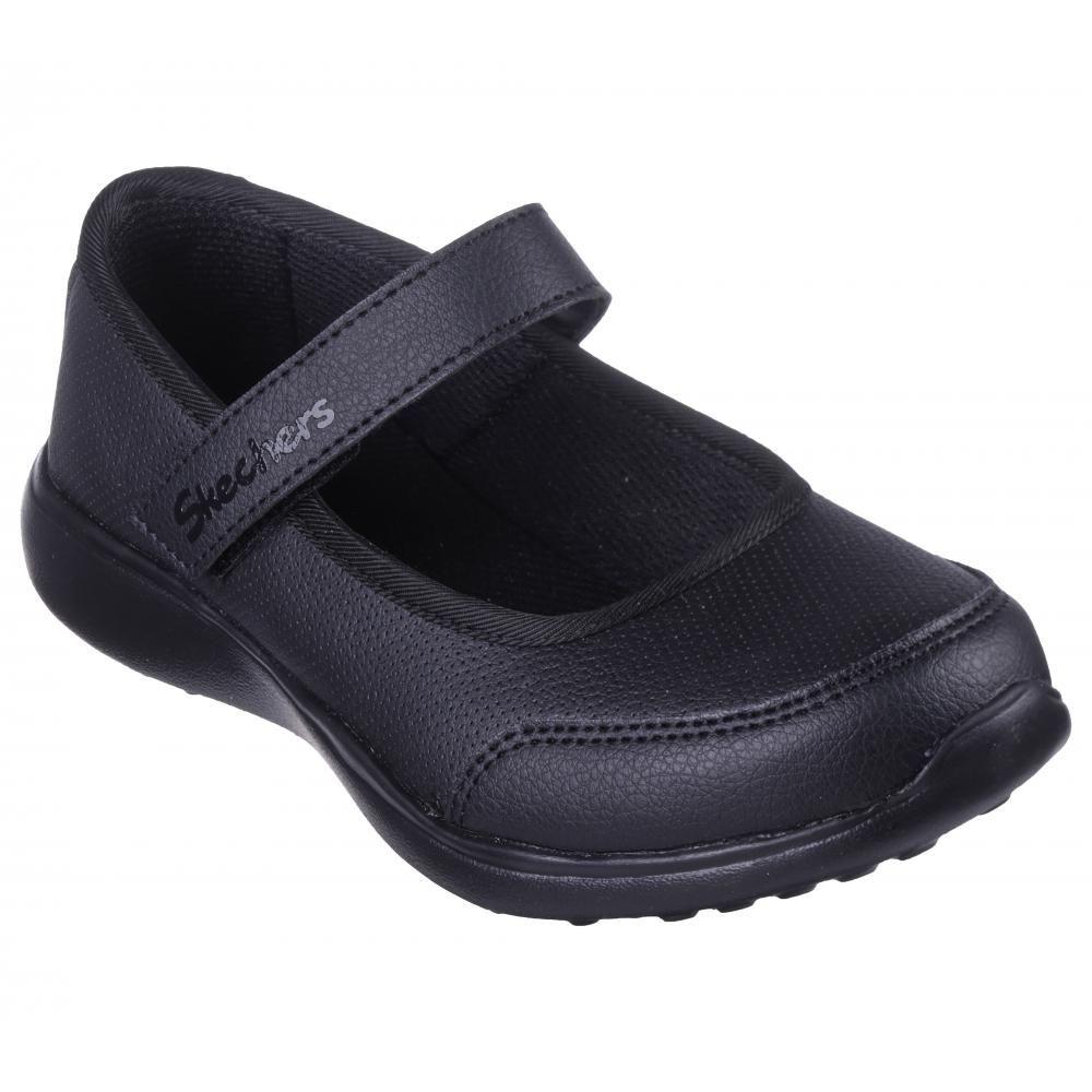 Ballerina Niña Microstrides Recess Rules Negro Skechers-4