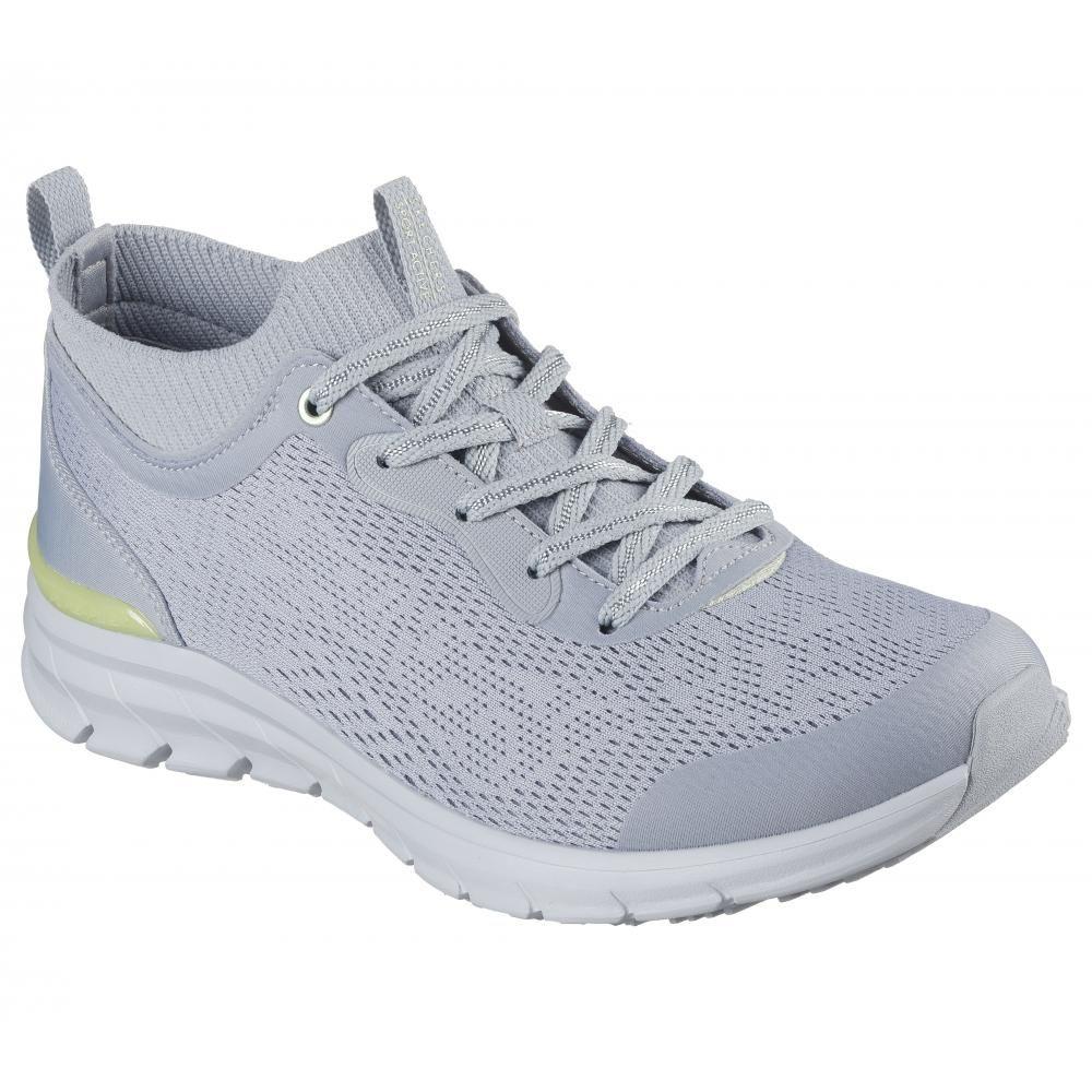 Zapatilla Mujer Pure Flex Ignite Gris Skechers-4
