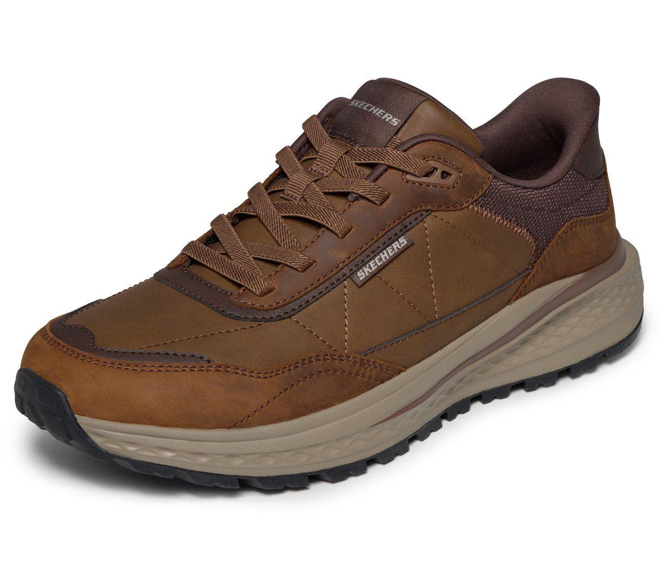 Zapatos Hombre Slip-ins Slade Ultra Café Skechers-4
