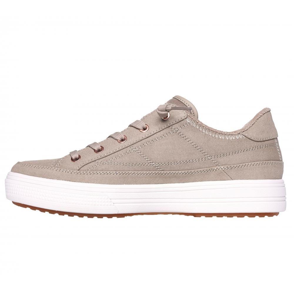 Zapatilla Mujer Arch Fit Arcade Meet Ya There Beige Skechers-3