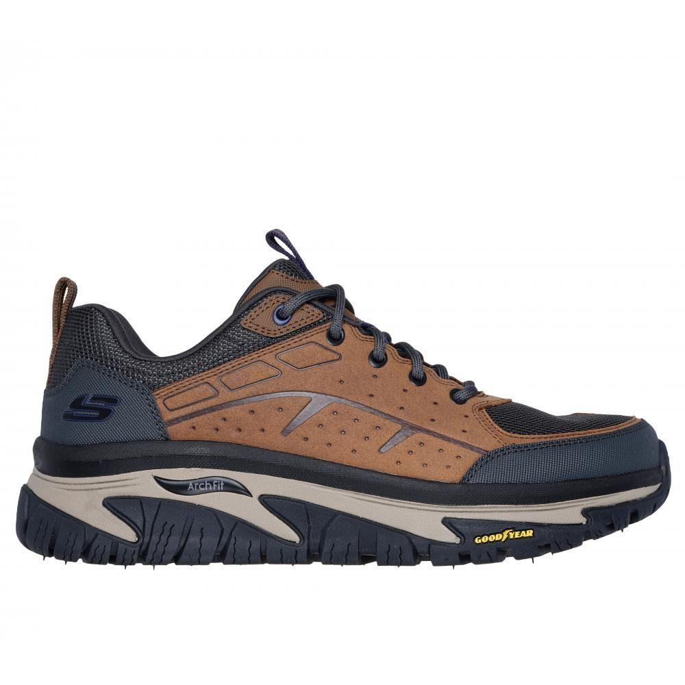 Zapatilla Hombre Arch Fit Road Walker Vernal Café Skechers-0