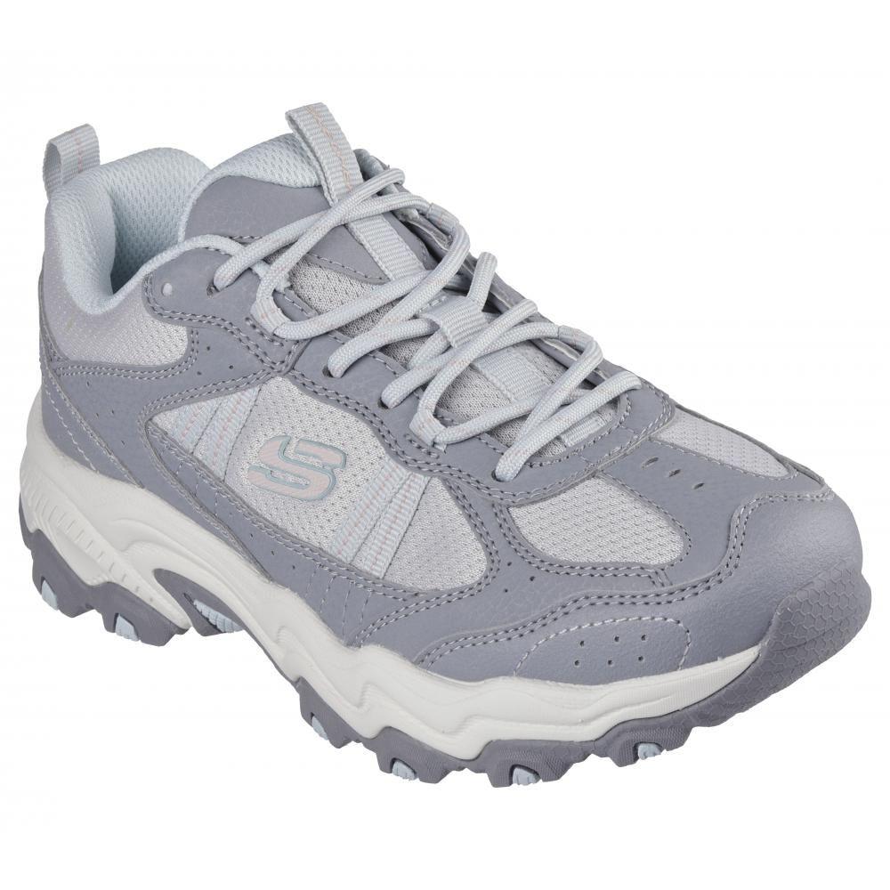 Zapatilla Mujer Stamina At Gris Skechers-4