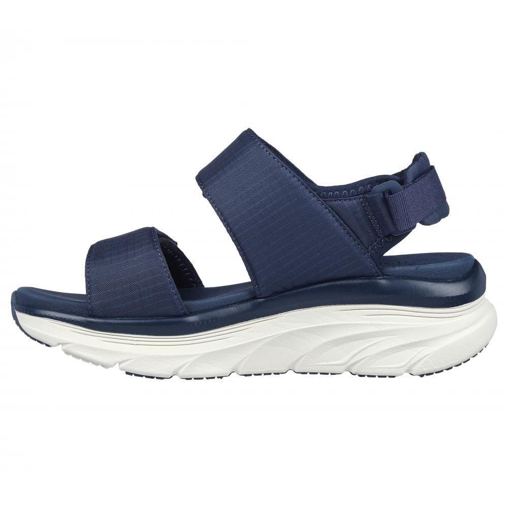 Sandalia Mujer D'Lux Walker Fresh Outlook Azul Skechers-3