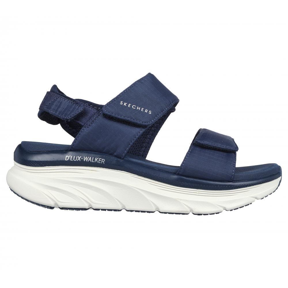 Sandalia Mujer D'Lux Walker Fresh Outlook Azul Skechers-4