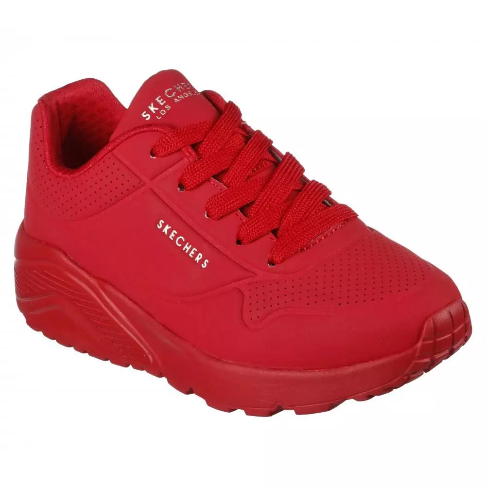 Zapatilla Niña Uno Lite In My Zone Rojo Skechers-4