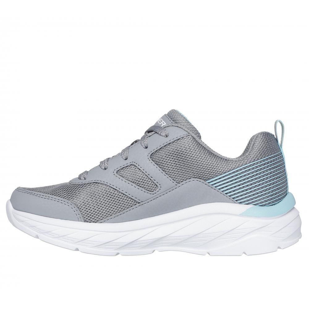 Zapatilla Niña Boundless Unmatched Speed Gris Skechers-3