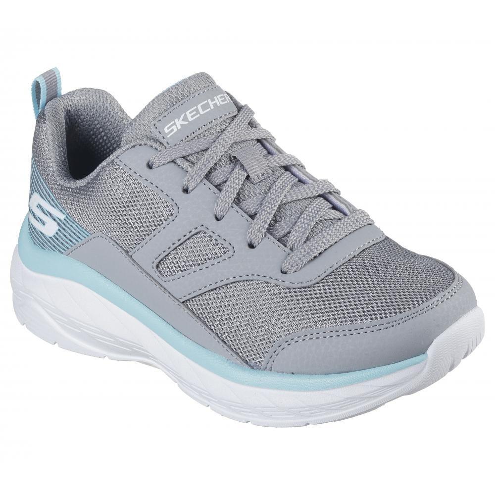 Zapatilla Niña Boundless Unmatched Speed Gris Skechers-4