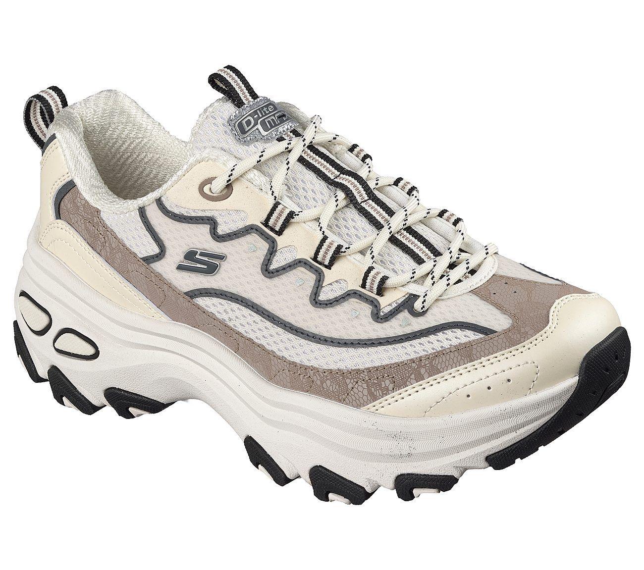 Zapatillas Skechers Mujer Dlite Max Blanco-4