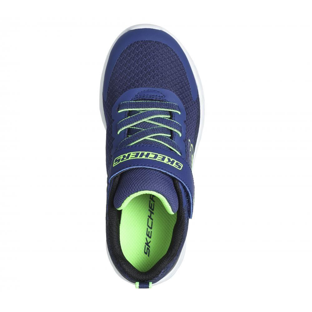 Zapatilla Niño Microspec II Zovrix Navy Skechers-1
