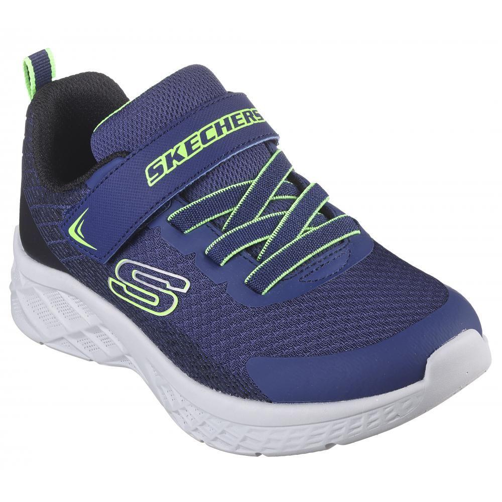 Zapatilla Niño Microspec II Zovrix Navy Skechers-4