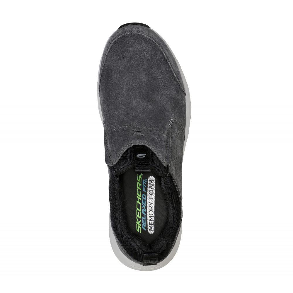 Botín Hombre Oak Canyon Rydock Gris Skechers-1