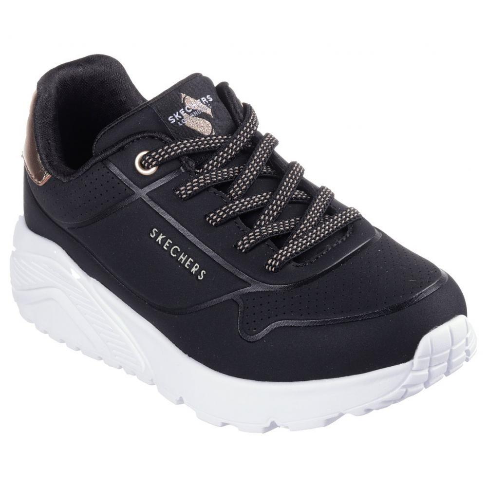 Zapatillas Niña Uno Lite Metallic Mode Negro Skechers-3