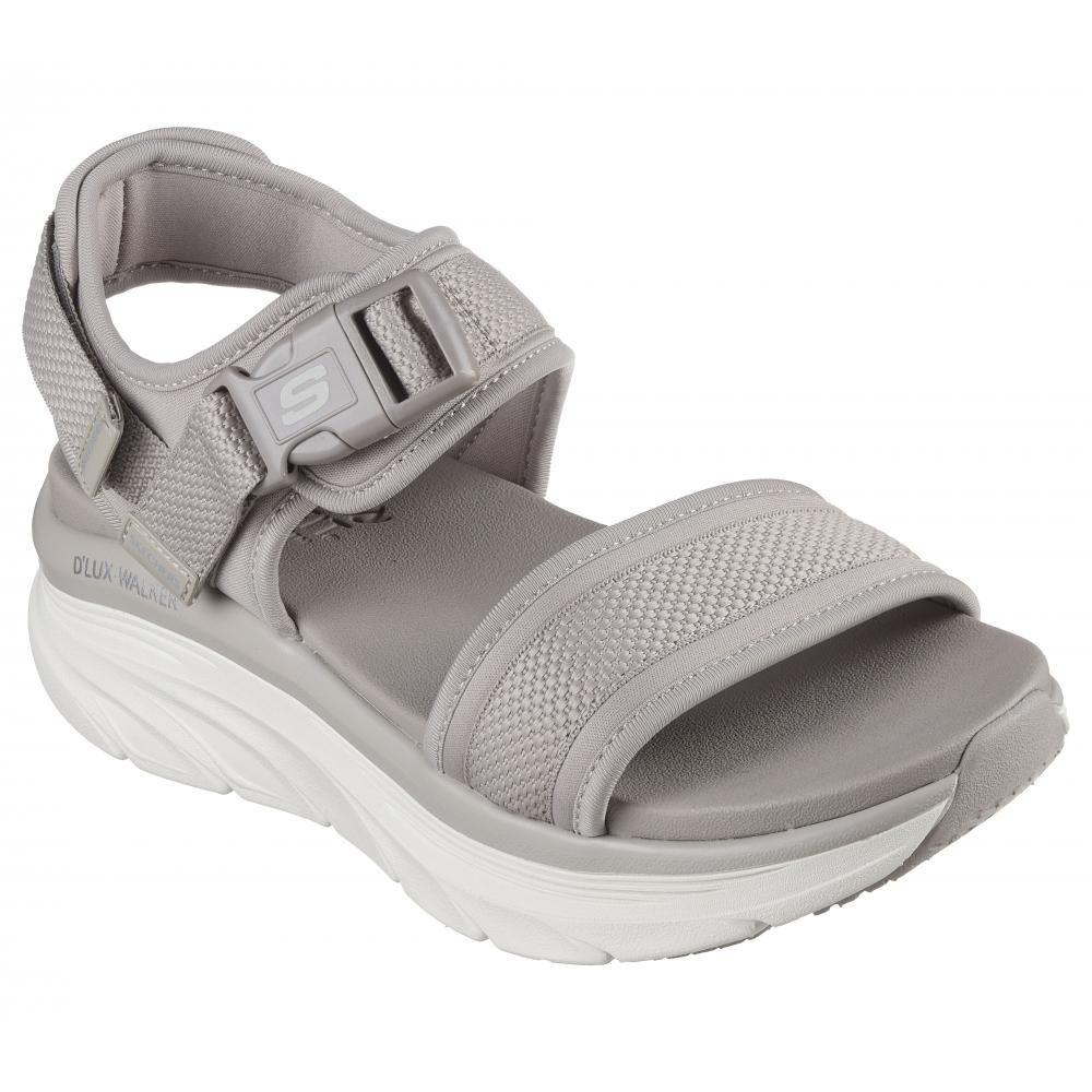 Sandalia Mujer D'Lux Walker Daily Outing Beige Skechers-4