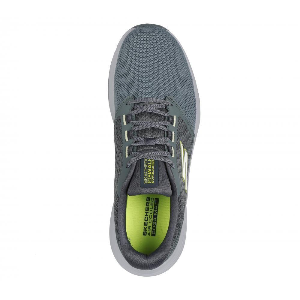Zapatilla Hombre Go Walk Max Walker Penchant Oliva Skechers-1