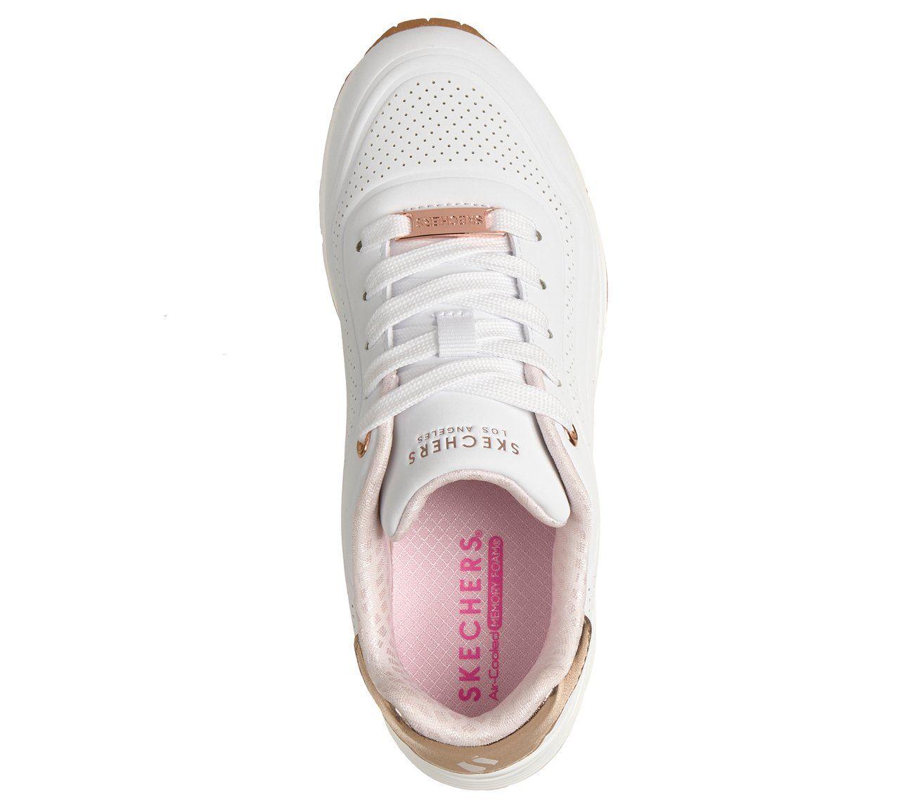 Zapatillas Niña Uno Gen1 Shimmer Wave Blanco Skechers-1