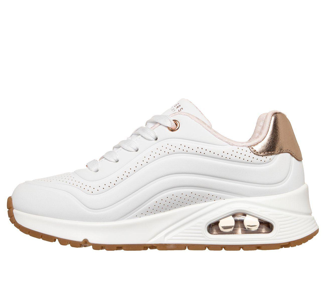 Zapatillas Niña Uno Gen1 Shimmer Wave Blanco Skechers-5