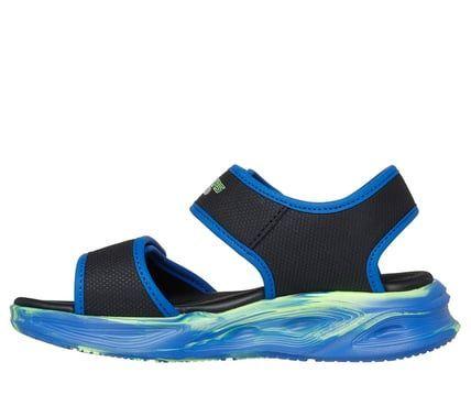 Sandalias Niño Sola Glow Negro Skechers-4