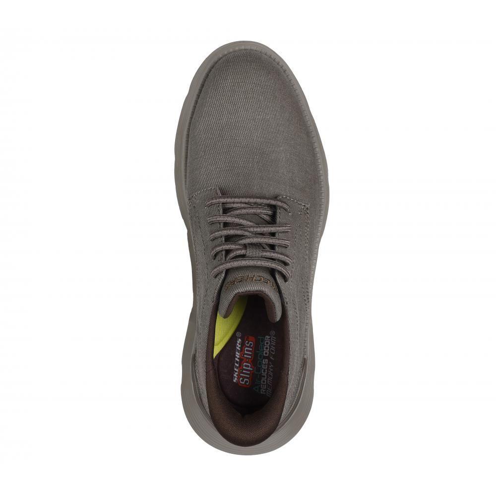Zapato Hombre Garza Clive Beige Skechers-1