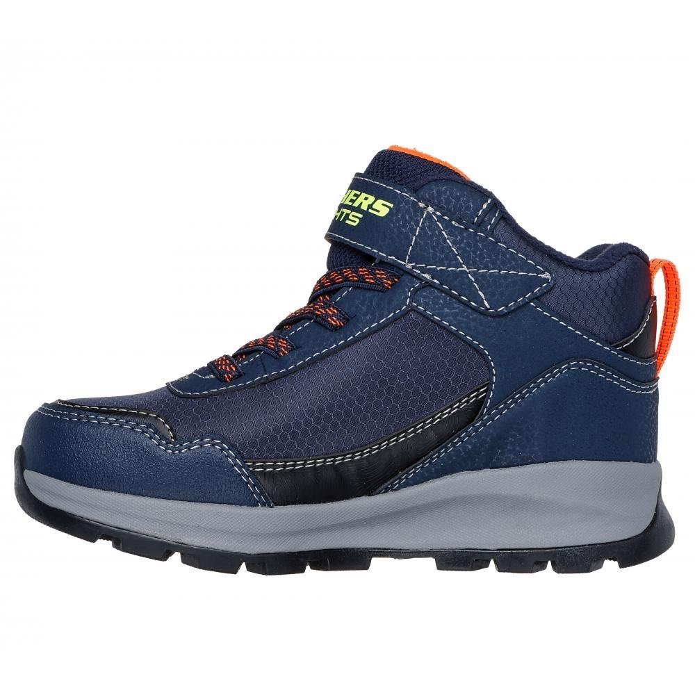 Zapatilla Niño Storm Blazer Glow Roam Azul Skechers-3