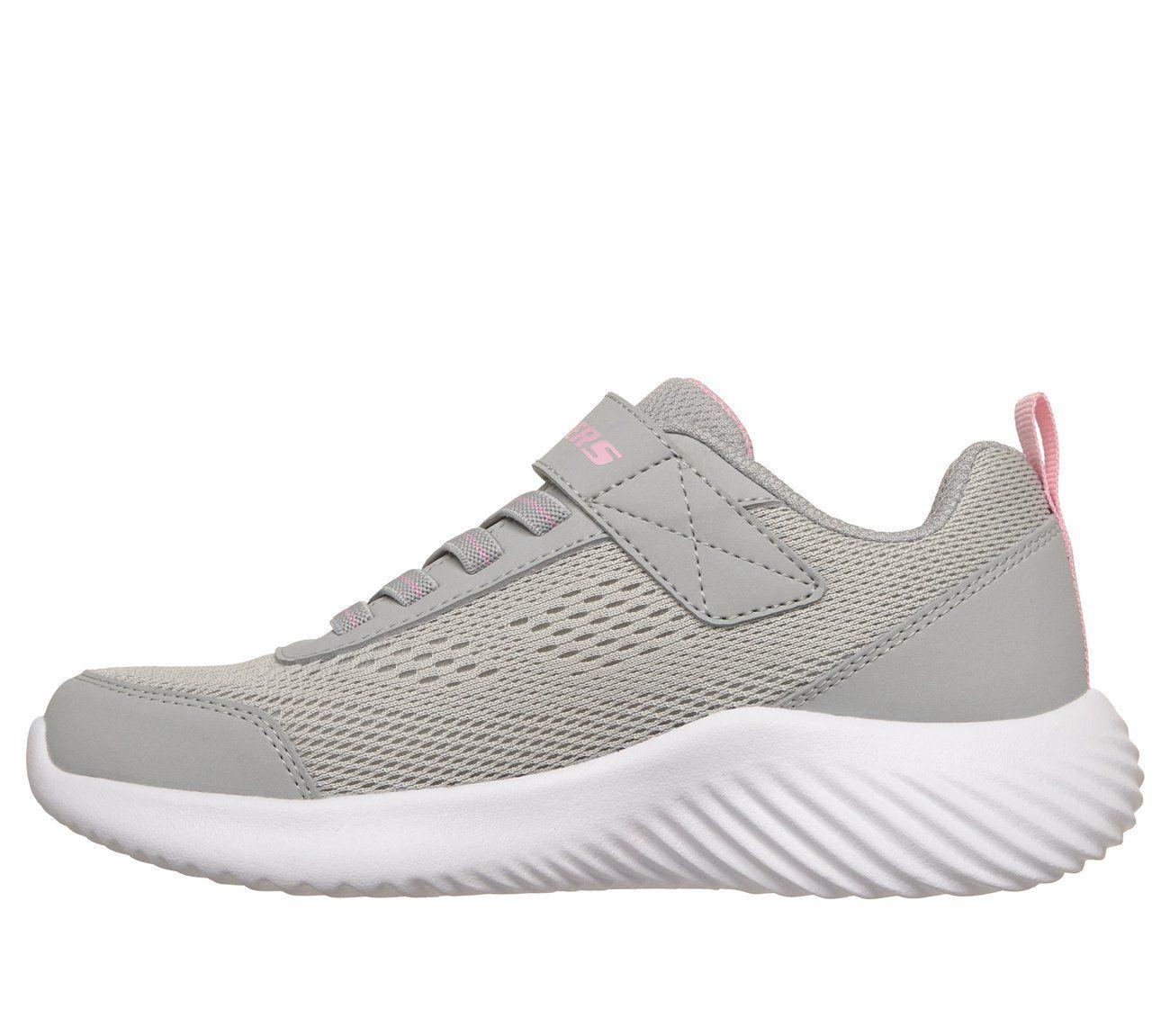 Zapatillas Niña Bounder Celeste Gris Skechers-5