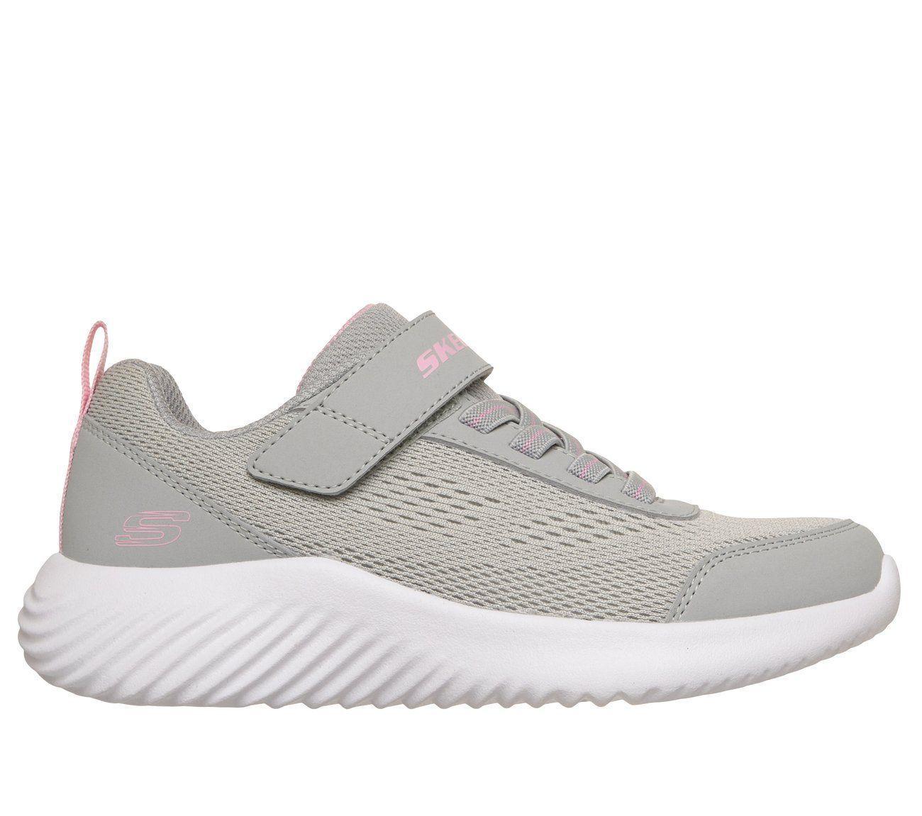 Zapatillas Niña Bounder Celeste Gris Skechers-0