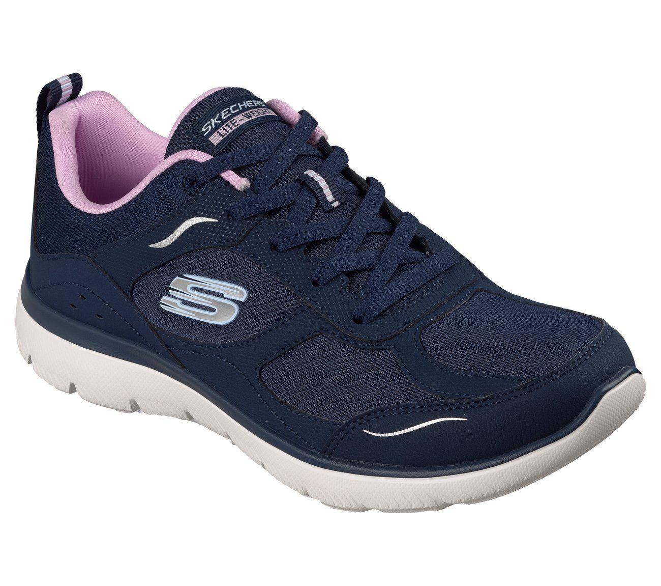 Zapatillas Mujer Summits Azul Skechers-3