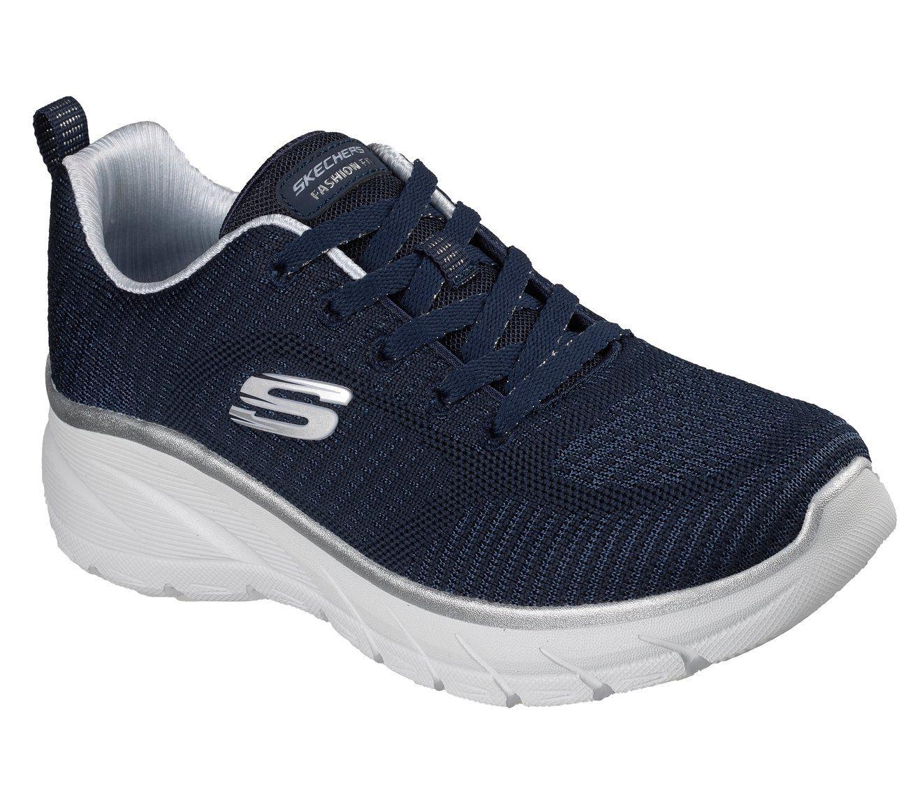 Zapatillas Mujer Fashion Fit 2.0 Azul marino Skechers-3