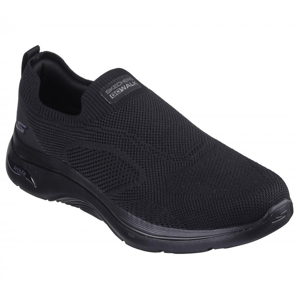 Zapatilla Hombre Go Walk Arch Fit 2.0 Knitted Negro Skechers-4