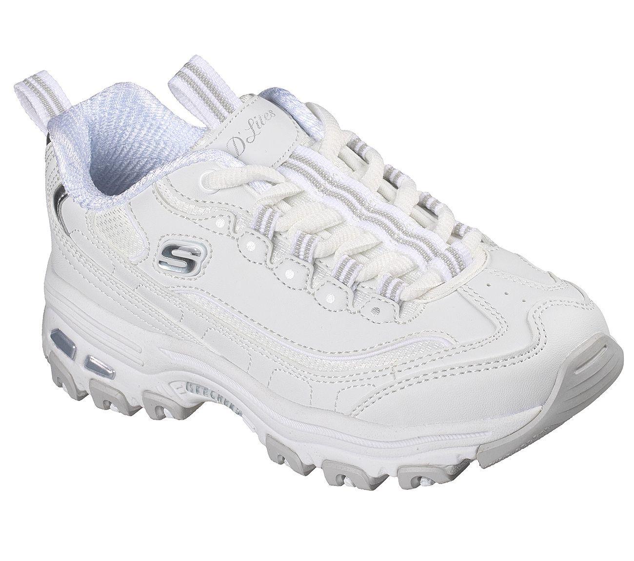 Zapatillas Skechers Niña Dlites Biggest Fan Blanco-4