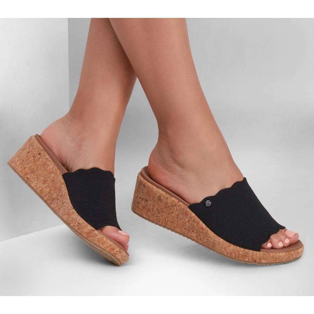 Sandalia Mujer Arch Fit Beverlee Jemma Negro Skechers-1