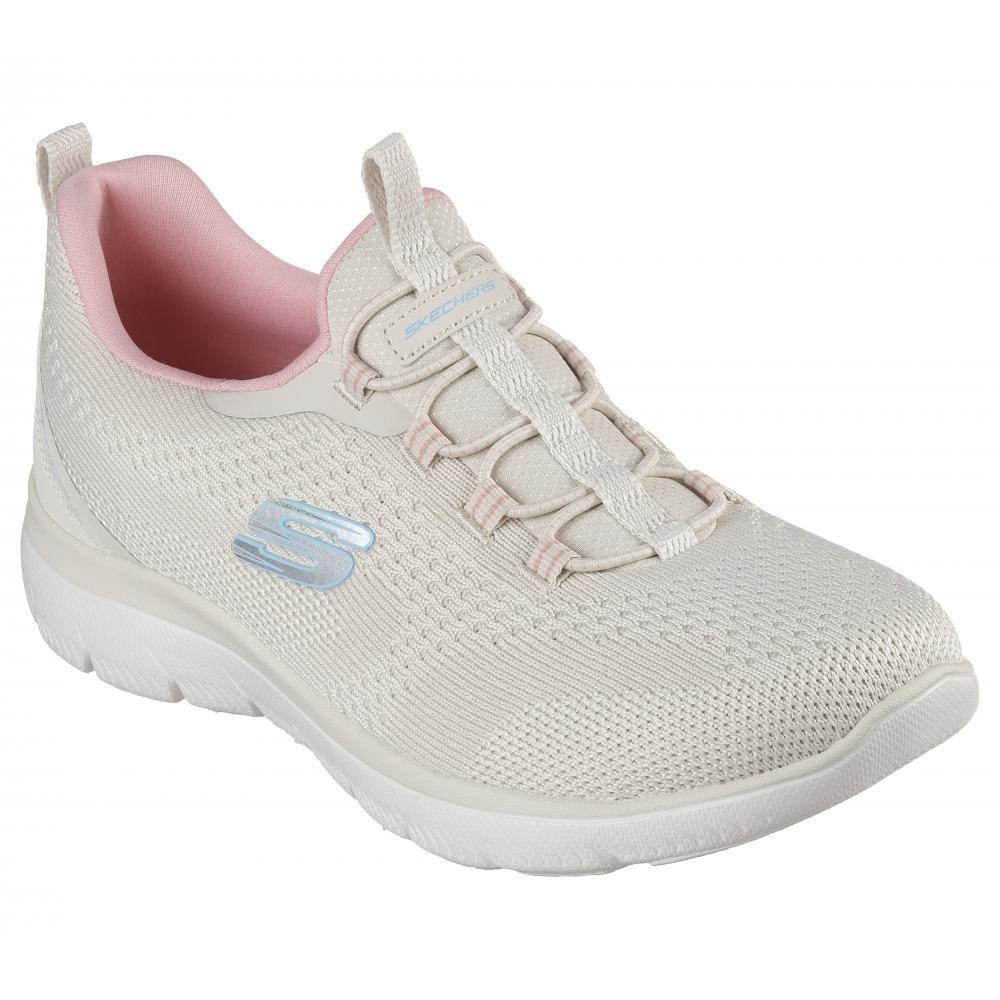 Zapatilla Mujer Summits Beige Skechers-4