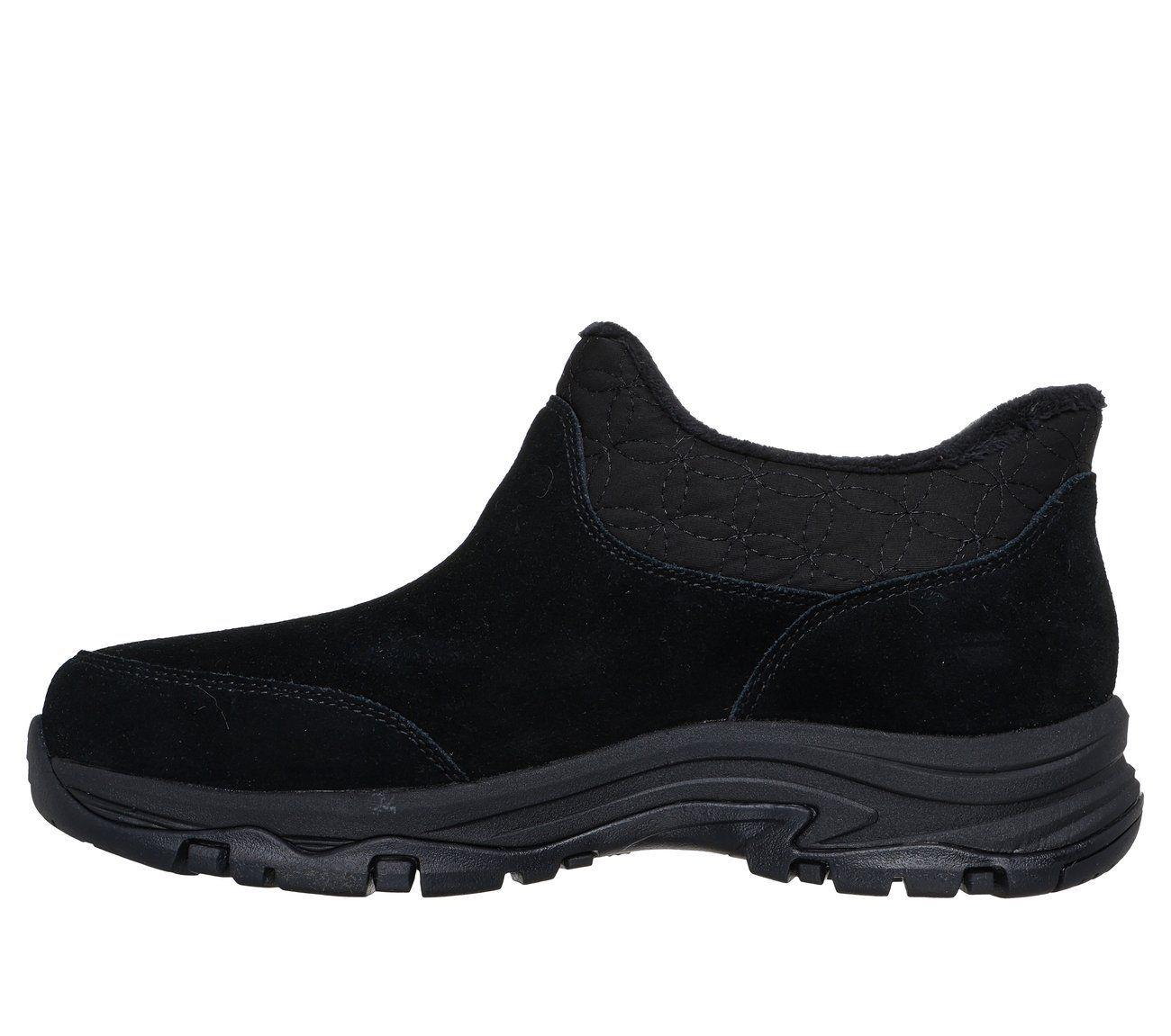 Botines Mujer Slip-ins Trego Winter Wrap Negro Skechers-5