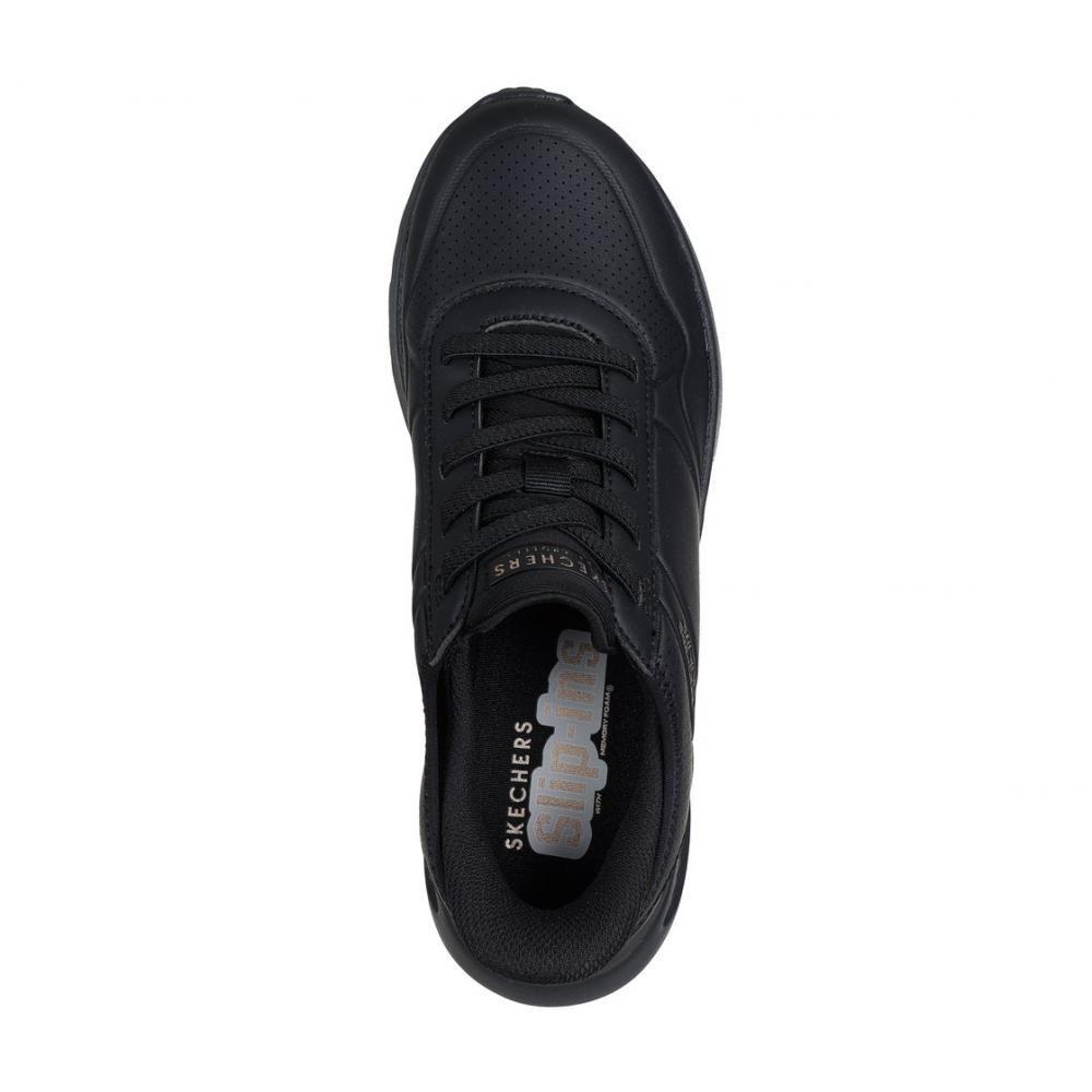 Zapatilla Mujer Uno Lite Negro BK Skechers-1