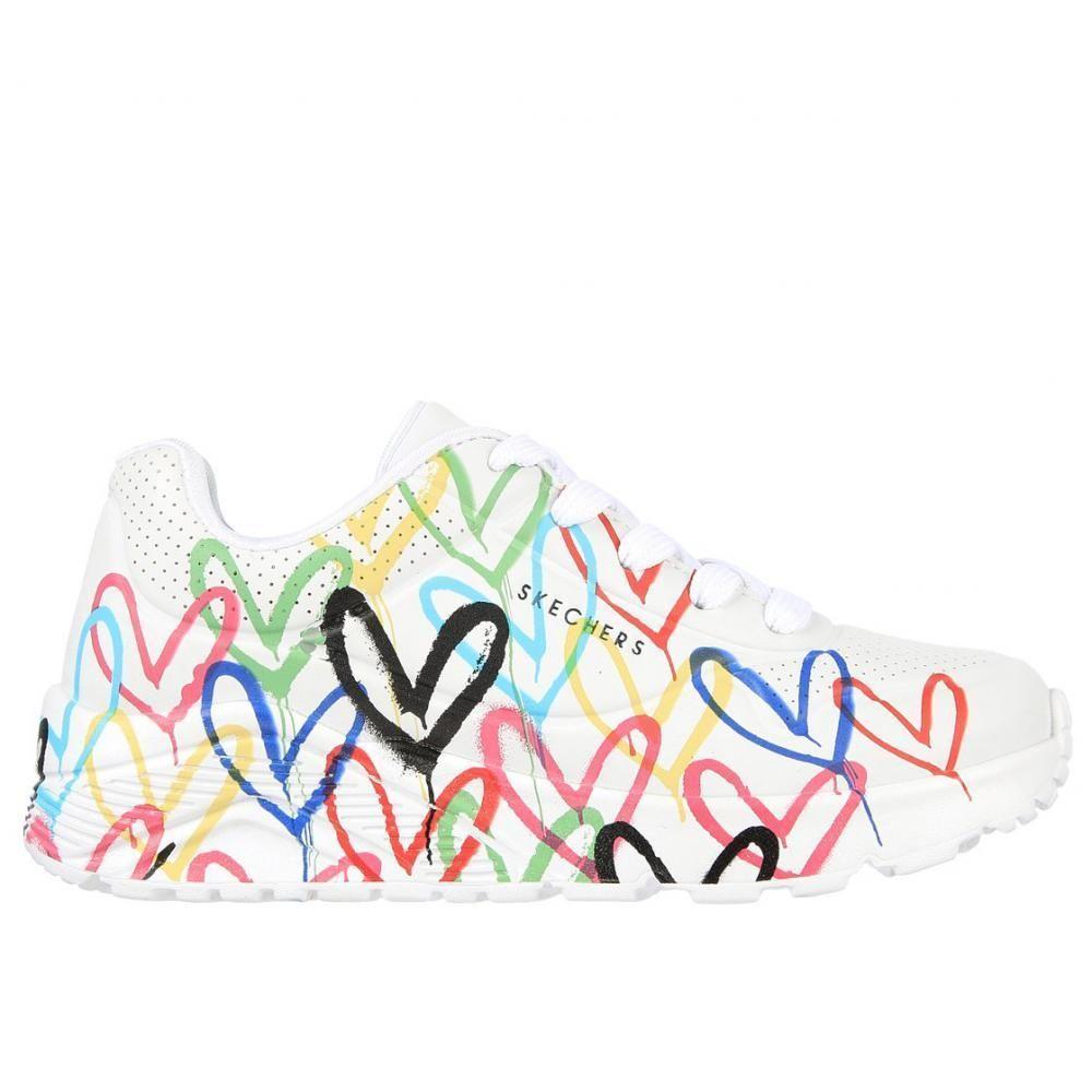 Zapatillas Niña Uno Lite Spread The Love Blanco Skechers-0