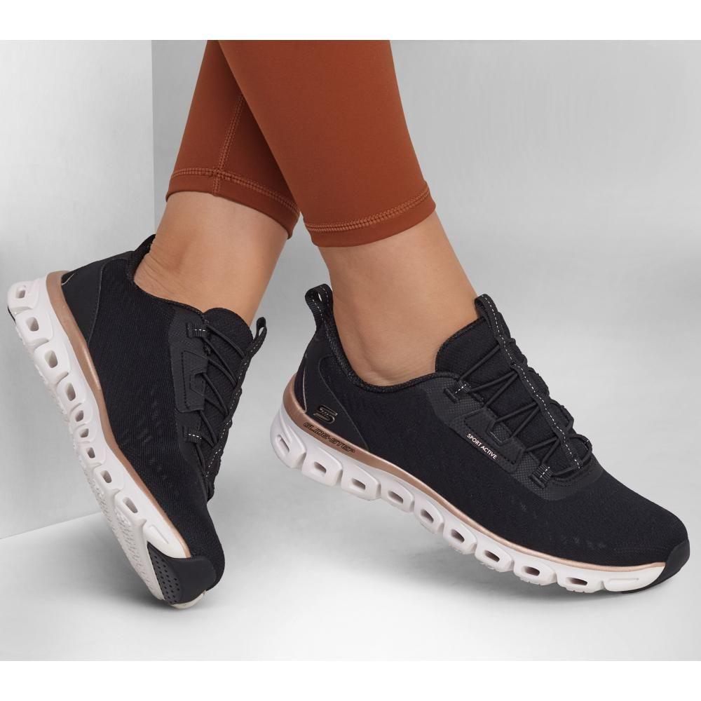 Zapatilla Mujer Glide-Step Align Negro Skechers-1