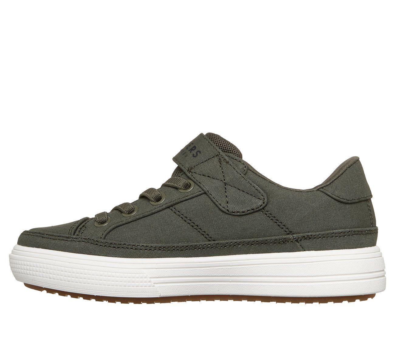 Zapatillas Niño Arcade Race Ya There Verde Oliva Skechers-5