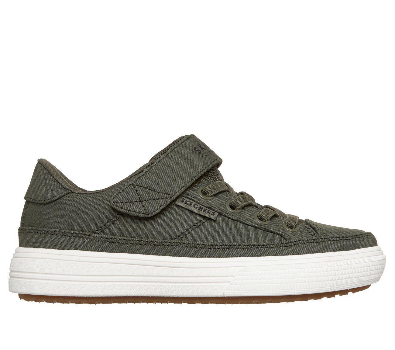 Zapatillas Niño Arcade Race Ya There Verde Oliva Skechers-0
