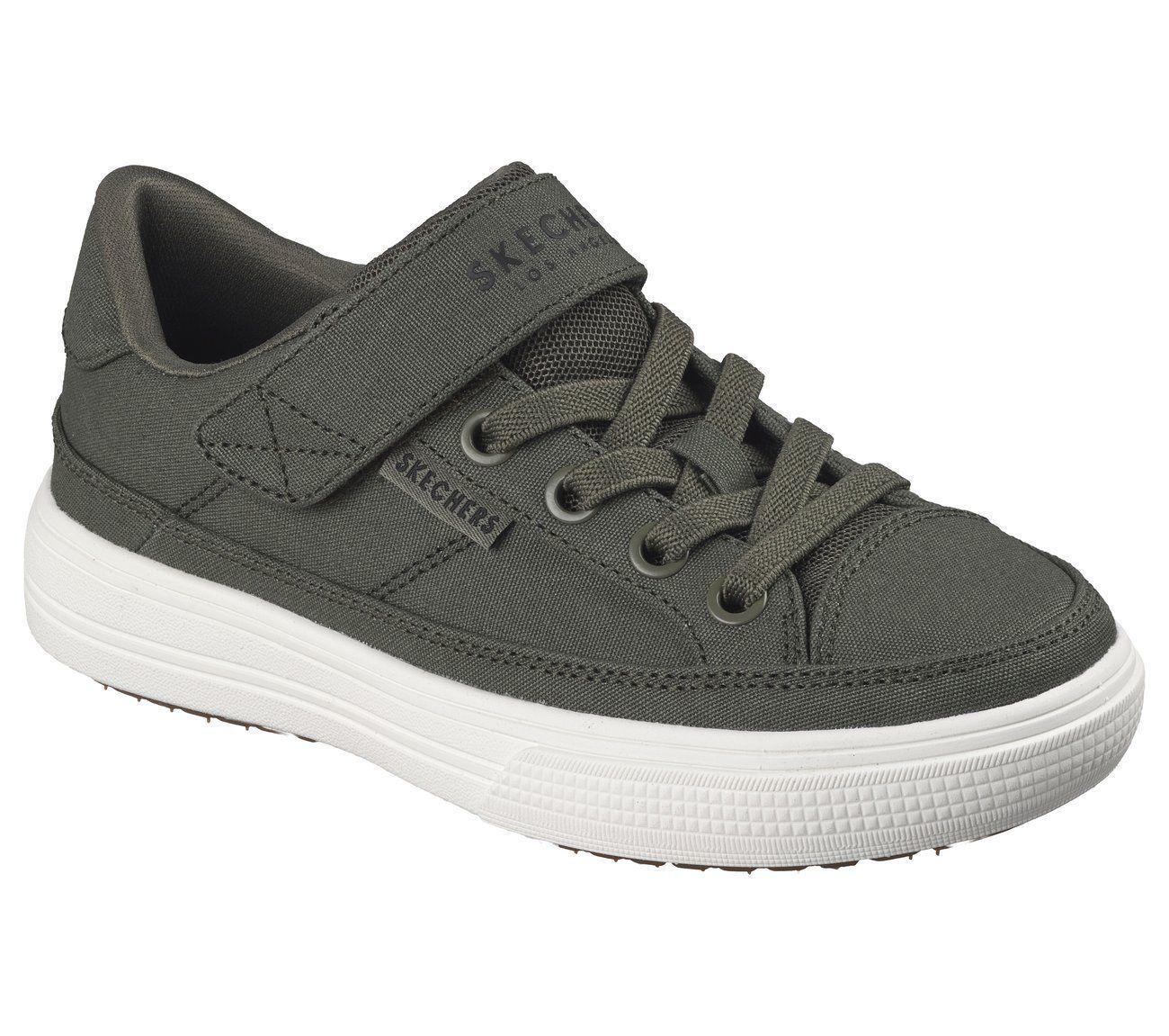 Zapatillas Niño Arcade Race Ya There Verde Oliva Skechers-3