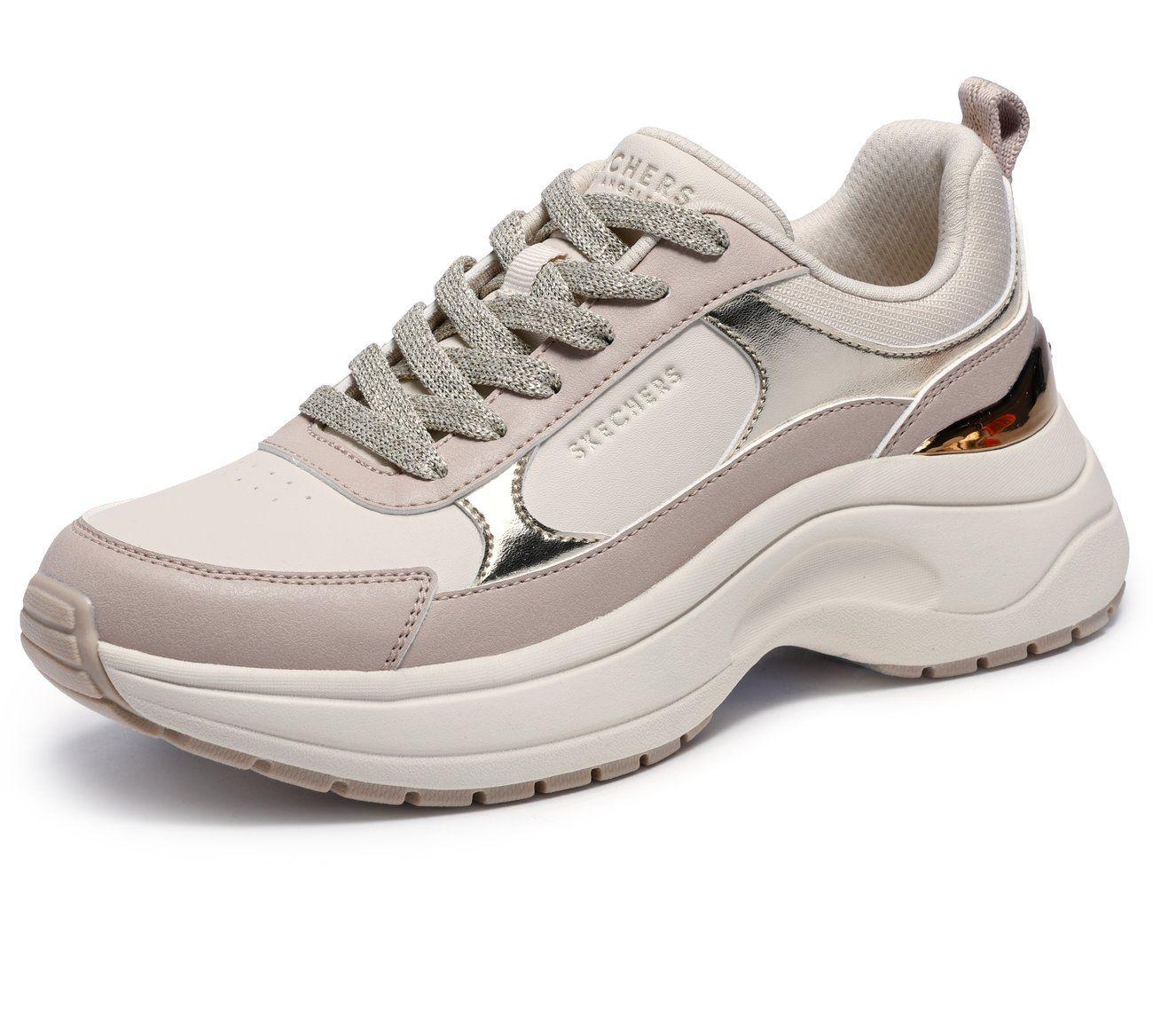 Zapatillas Mujer Hazel 2 Stunning You Beige Skechers-4