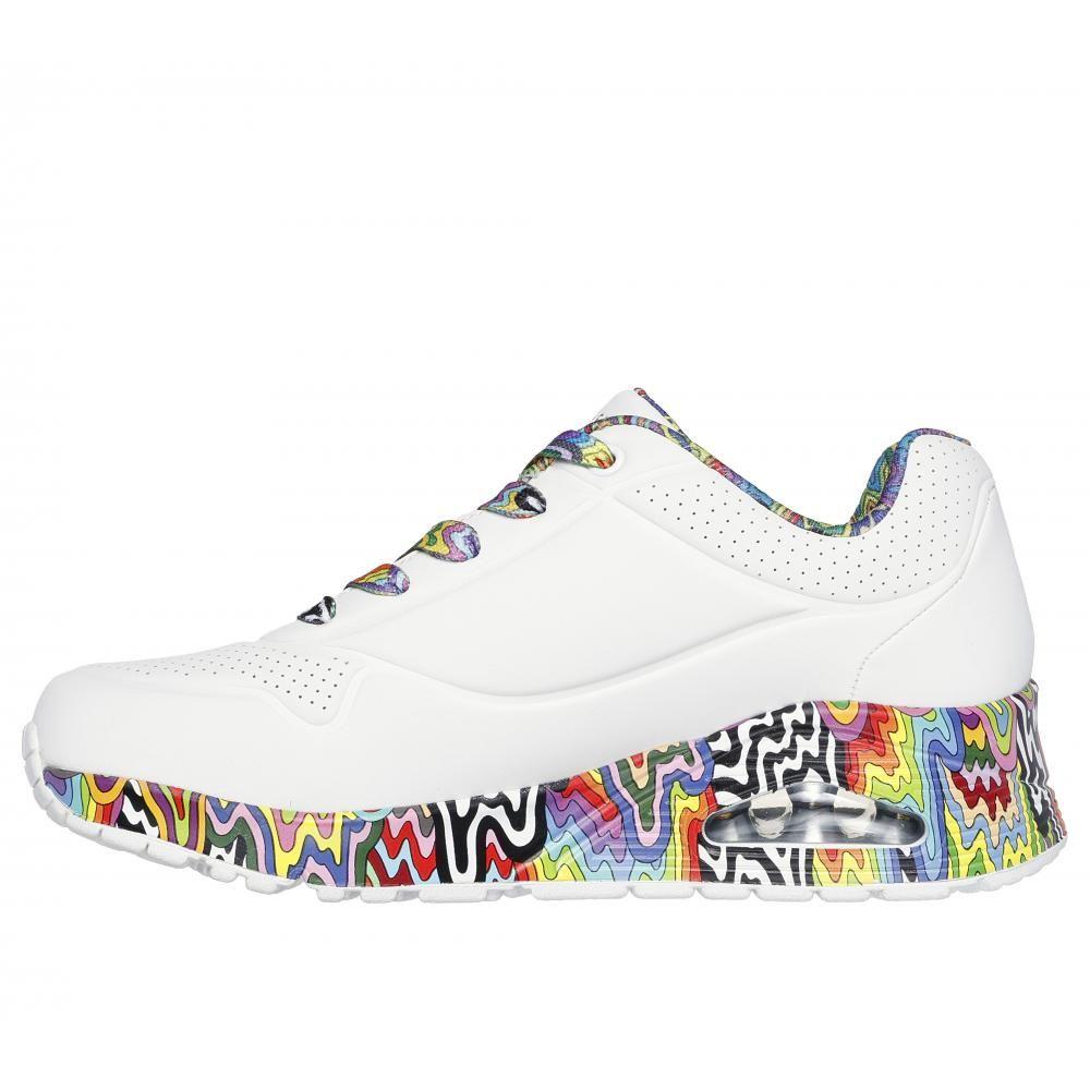 Zapatilla Mujer Uno Mini Drip Blanco Skechers-3