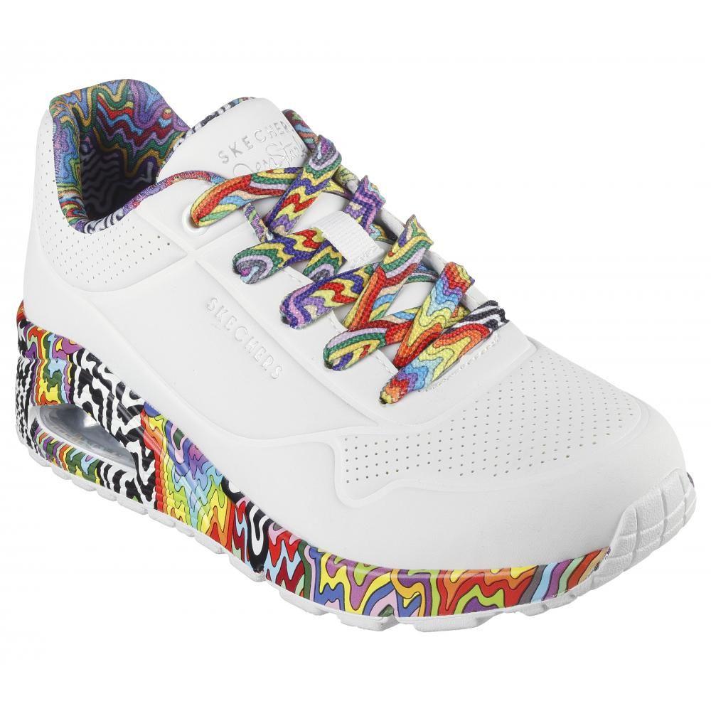 Zapatilla Mujer Uno Mini Drip Blanco Skechers-4