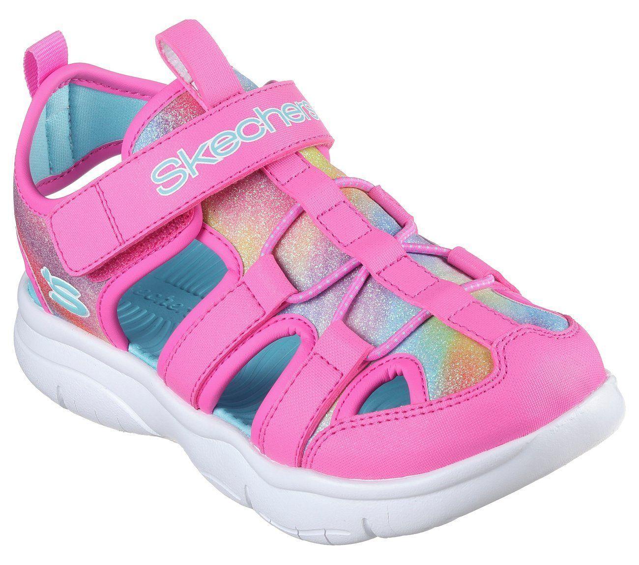 Sandalias Niña Skechers Flex Splash Daylight Shimmer-3